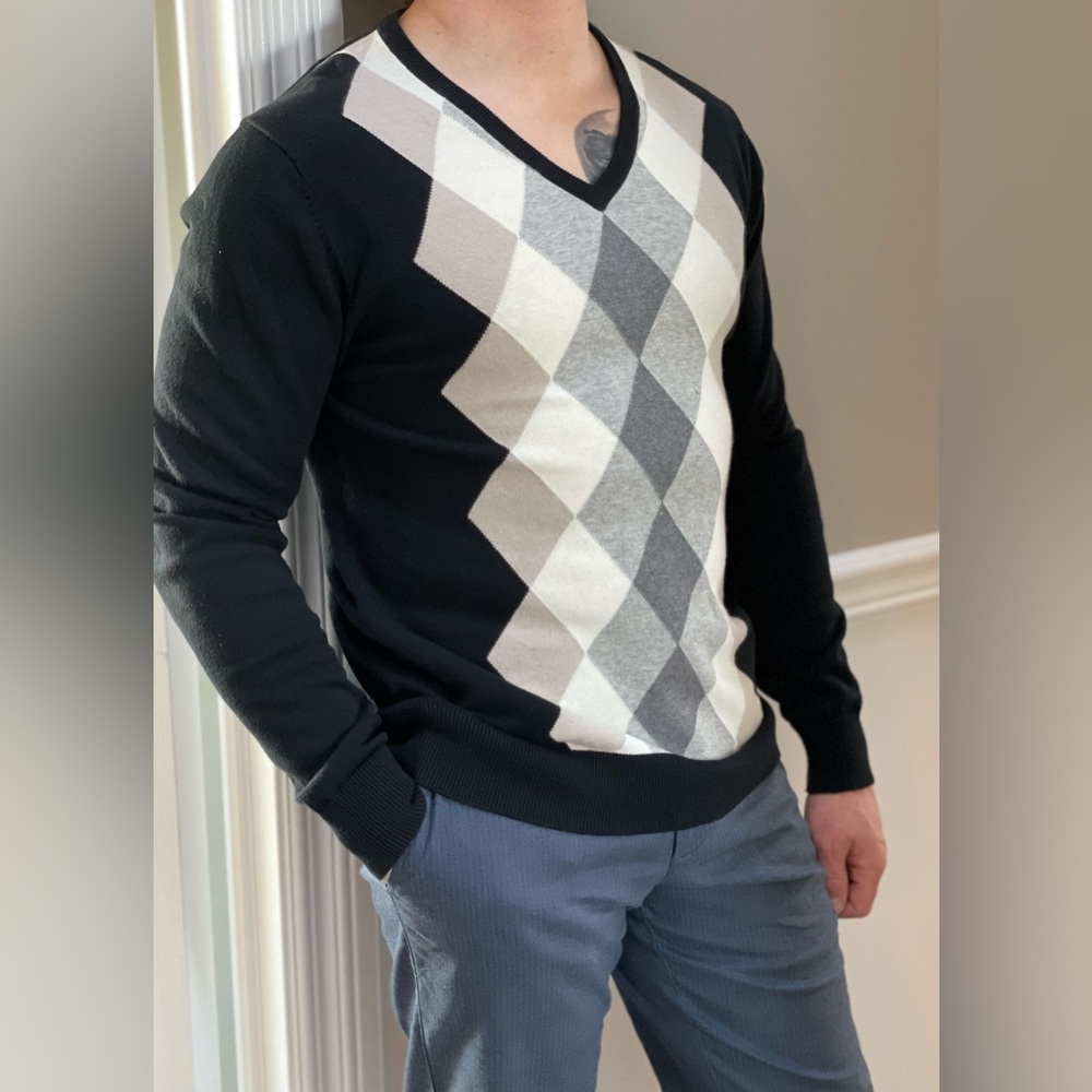Argyle sweater
